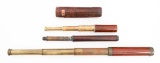 CIVILIAN BRASS & WOOD SPY GLASSES