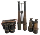 19th C. FRENCH & GERMAN MADE BINOCULARS
