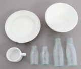 WWII GERMAN PORCELAIN & CIVILIAN GLASS BOTTLES