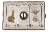 WWII GERMAN WAFFEN SS CIGARETTE CASE