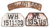 WWII GERMAN MOTORCYCLE & KETTENKRAD PLATES