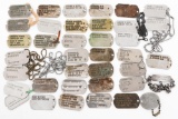 WWII - COLD WAR US ARMED FORCES DOG TAGS