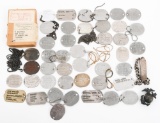 WWI - VIETNAM WAR US DOG TAGS & ID BRACELET