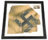 WWII GERMAN FIGHTER PLANE FABRIC CUT-OUT