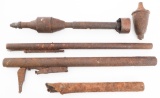 WWII GERMAN DUG RELIC PANZERFAUST & SCHREK PARTS