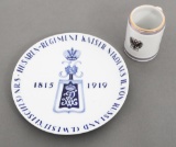 IMPERIAL GERMAN REGIMENTAL COMMEMORATIVE PLATE