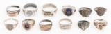 WWI - WWII US ARMED FORCES SWEETHEART RINGS