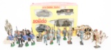 WWI - WWII DESK CANNONS & SOLDIER FIGURINES