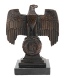 WWII GERMAN NSDAP DROOP WING EAGLE BRONZE STATUE