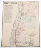 1873 STUYVESANT, NEW YORK BEERS ATLAS MAP