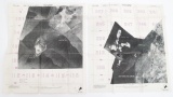 WWII US SECRET IWO JIMA PHOTO MAP SHEETS 1 & 3