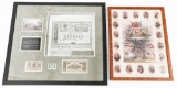 CIVIL WAR CSA MEMORIAL ART PRINT & CURRENCY