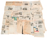 WWI - COLD WAR WORLD HISTORICAL EVENT NEWSPAPERS