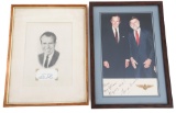RICHARD NIXON & GEORGE H. W. BUSH SIGNATURES