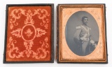 19th C. STATE MILITIA SOLDIER TINTYPE PHOTOGRAPH