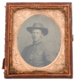 CIVIL WAR CONFEDERATE TINTYPE PHOTOGRAPH