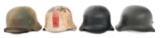 REFURBISHED WWII GERMAN COMBAT HELMETS