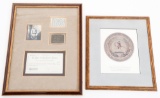 1876 BALTIMORE BANK NOTE & CONFEDERATE MEMORABILIA