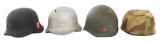 MODERN COPIES OF WWII GERMAN & SOVIET HELMETS