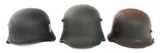 REFURBISHED WWII GERMAN COMBAT HELMETS