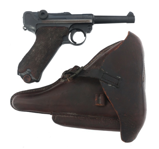WWI GERMAN ERFURT MODEL P08 9x19mm LUGER PISTOL
