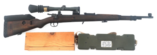 ISRAELI FN MODEL 98K 7.62mm CALIBER SNIPER RIFLE