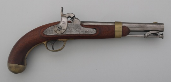 US HENRY ASTON & CO MODEL 1842 .54 CALIBER PISTOL