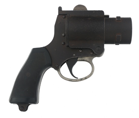 WWII BRITISH WEBLEY & SCOTT No 4 Mk I FLARE PISTOL