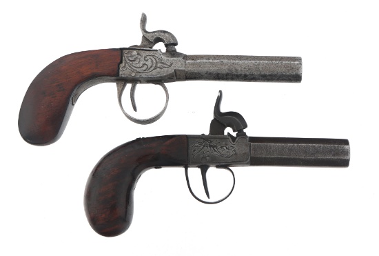 BELGIAN 11MM CALIBER PERCUSSION PISTOLS