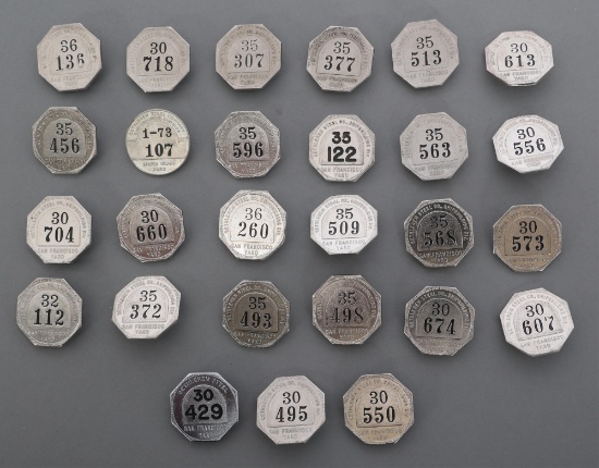 WWII BETHLEHEM STEEL CO SHIPYARD ID PIN BADGES