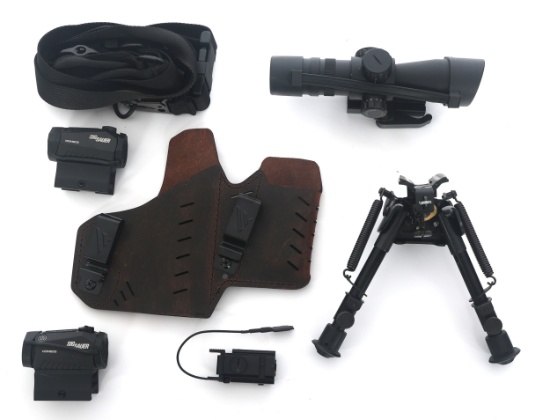 FIREARM ACCS - OPTIC, SIGHTS, BIPOD, HOLSTER