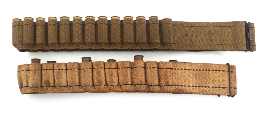 SHOTGUN BANDOLIERS WITH BRASS 12 GA SHELLS