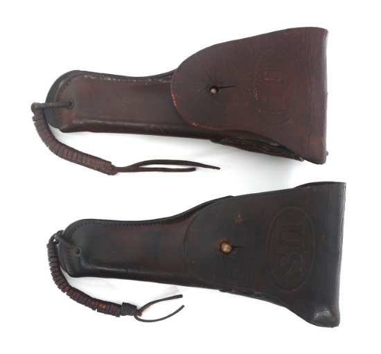 WWI - WWII US ARMY 1911 PISTOL LEATHER HOLSTERS