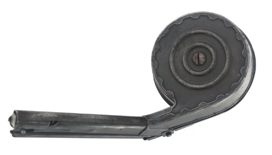 WWII GERMAN 9mm LUGER TYPE 2 SNAIL DRUM MAGAZINE
