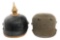 WWI GERMAN M1895 & M1915 ERSATZ PICKELHAUBES