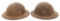 WWI US AEF M.G. & INF. 35th DIVISION M1917 HELMETS