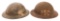 WWI US AEF 35th DIV. & 150th I.R. M1917 HELMETS