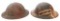 WWI US AEF 32nd DIVISION & CAMO M1917 HELMETS