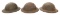 WWI US AEF 35th & 89th DIVISION M1917 HELMETS