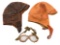 WWI US AIR SERVICE LEATHER FLIGHT HELMET & GOGGLES