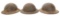 WWI US ARMY M1917 HELMET SHELLS