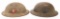 WWI US AEF 89th DIV & 151st FA REGT M1917 HELMETS