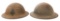 WWI US AEF 89th & 91st DIVISION M1917 HELMETS