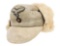 WWII GERMAN LUFTWAFFE WINTER FUR CAP