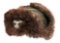 WWII GERMAN POLICE WINTER FUR CAP