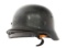 WWII GERMAN WAFFEN SS M40 SINGLE DECAL HELMET