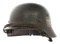 WWII GERMAN POLICE M40 DD COMBAT HELMET