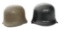 WWII GERMAN FIRE POLICE HELMETS