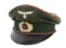 WWII GERMAN HEER ARTILLERY OFFICER VISOR CAP