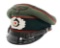 WWII GERMAN HEER ARTILLERY NCO VISOR CAP